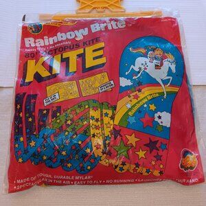 Rare Vintage 1983 Rainbow Brite 80 inch kite spectra star original packaging